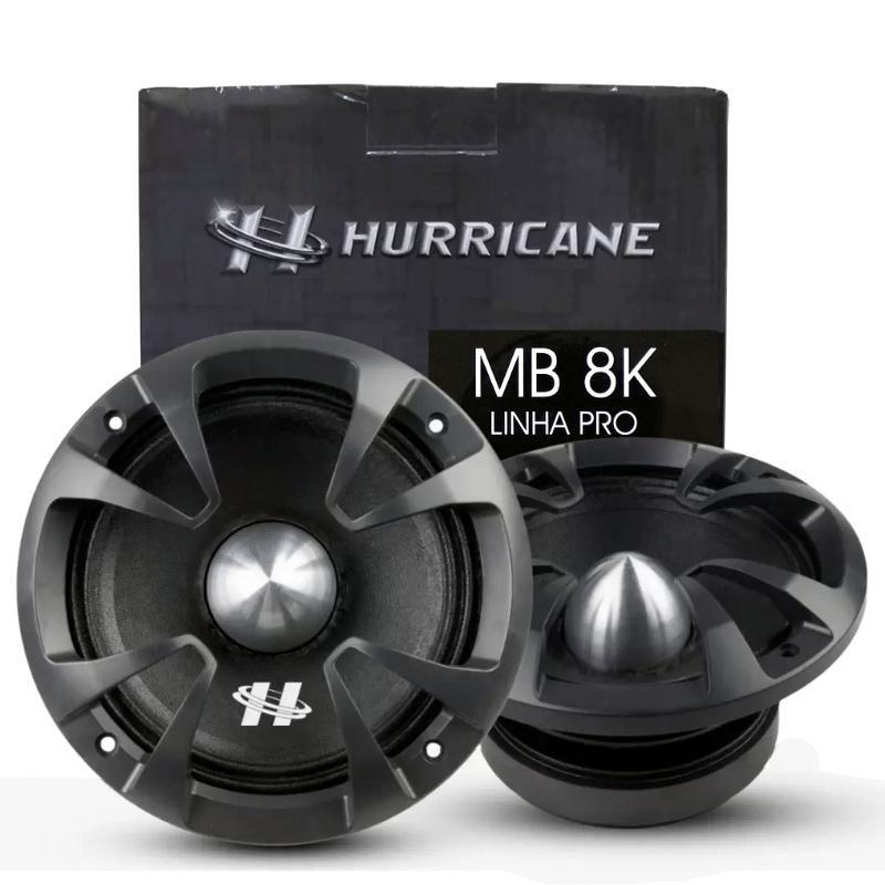 Alto Falante 8 Polegadas Mid bass MB8k Hurricane - Woofer